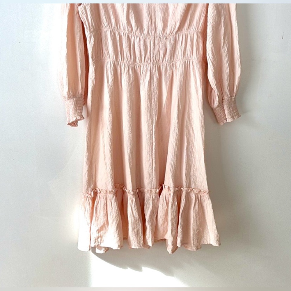 NWoT Sweet Peach Ruffle Dress by Calvin Klein,  Size 10